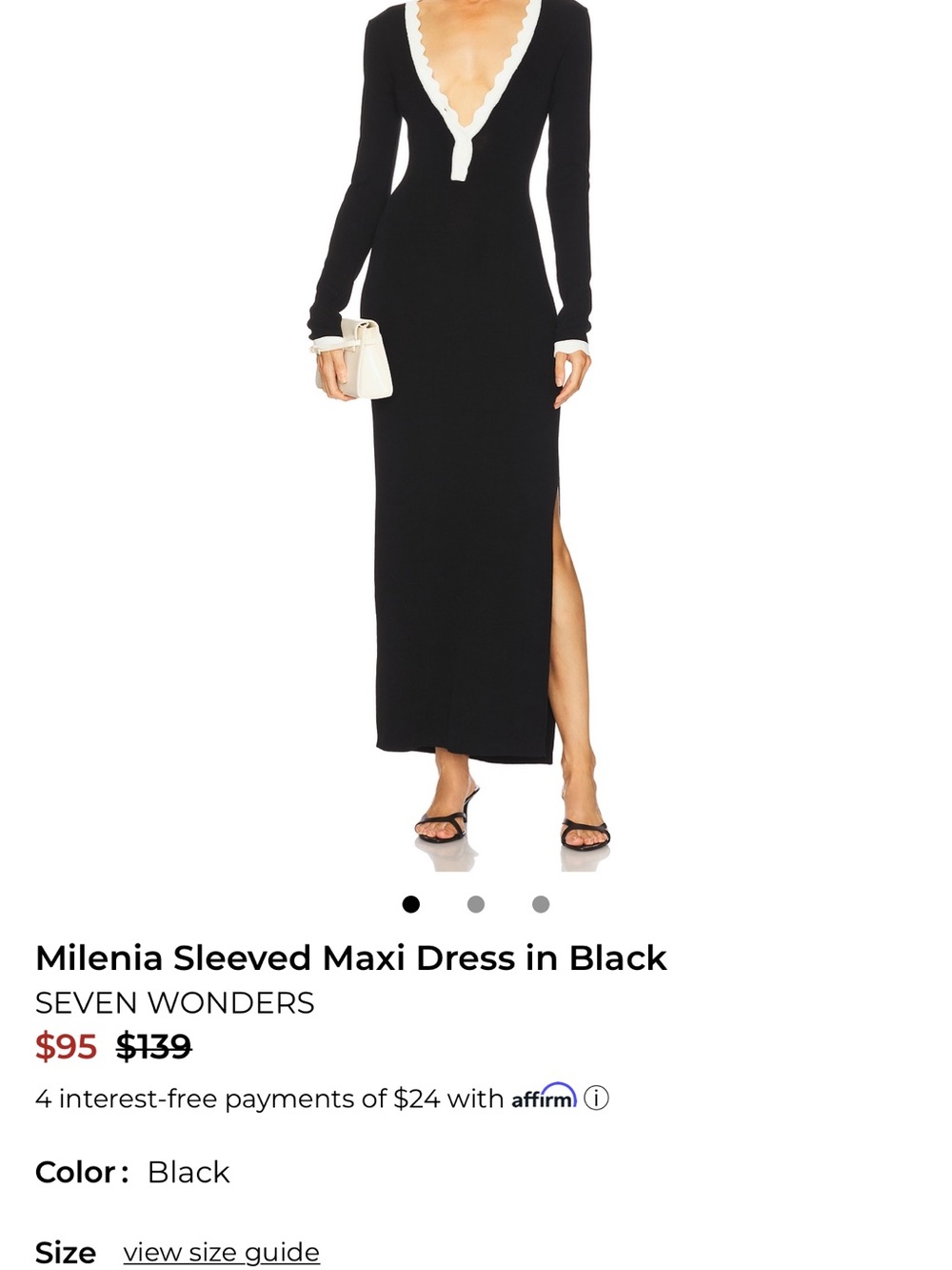 Milenia Sleeved Maxi Dress